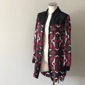 L.A.M.B button up top